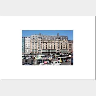 Luxembourg; Europe; Place; Place d la Gare; station square; House; Houses Posters and Art